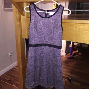 Purple:Black dress